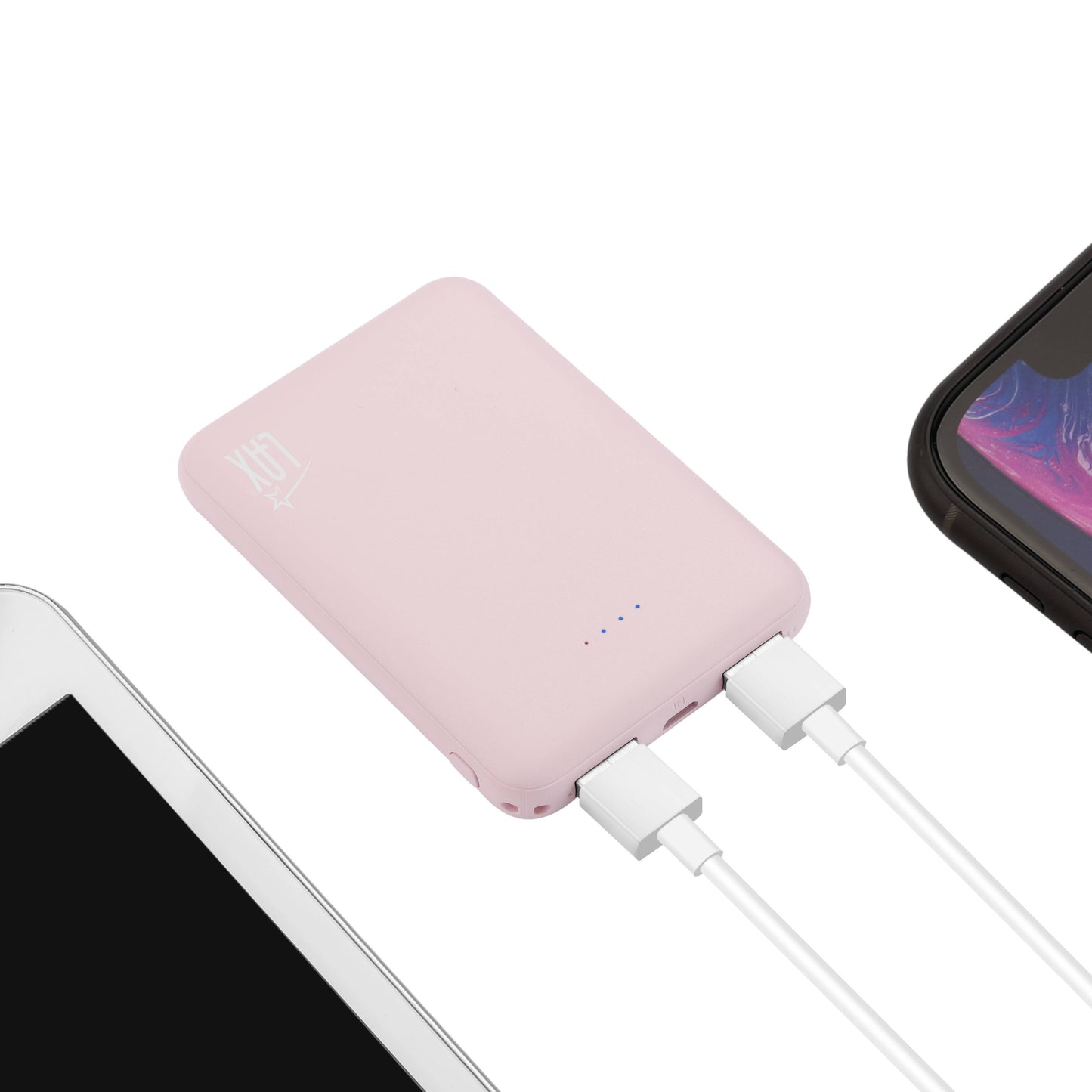 Blue Ultra-Slim & Portable 6600mah Power Bank-