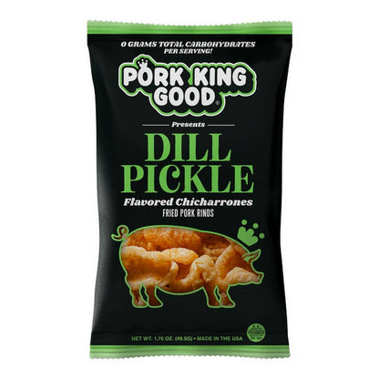 Dill Pickle Pork Rinds  1.75oz Bag