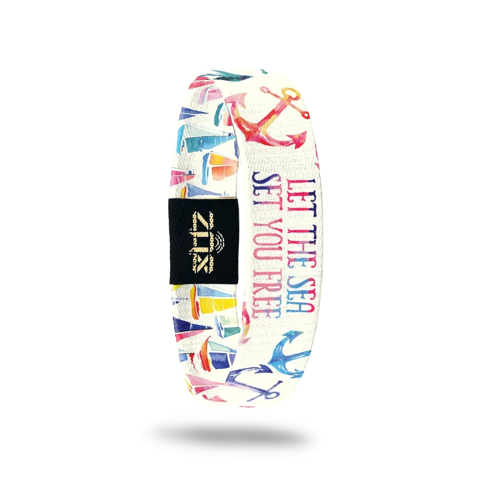 Let The Sea Set You Free Interactive Tide Tracker Bracelet: Medium