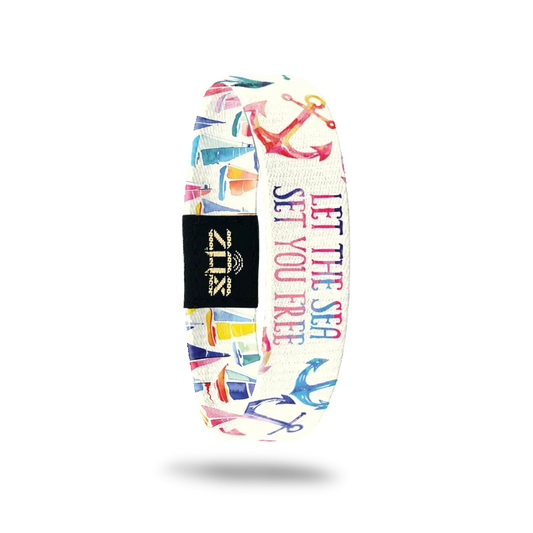 Let The Sea Set You Free Interactive Tide Tracker Bracelet: Medium