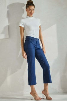 The Classic Straight Leg Crop Capri Pants