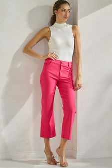 The Classic Straight Leg Crop Capri Pants