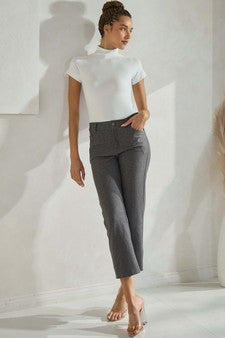 The Classic Straight Leg Crop Capri Pants