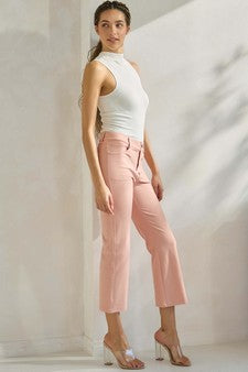 The Classic Straight Leg Crop Capri Pants