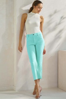 The Classic Straight Leg Crop Capri Pants