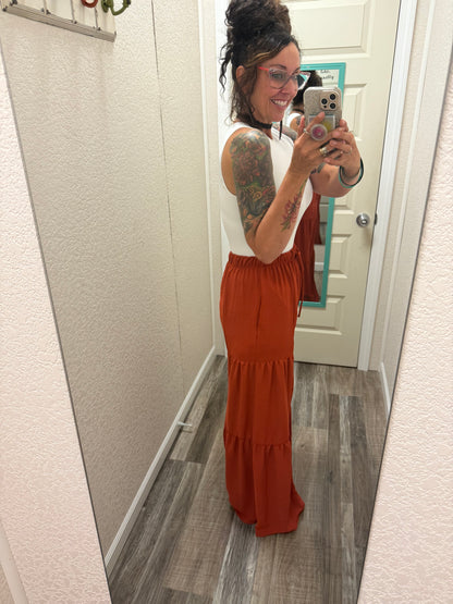Brandi Rust Wide Leg Pants