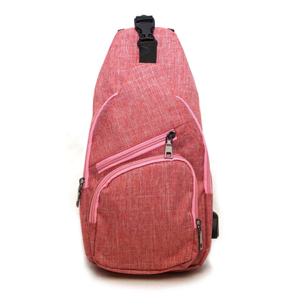 Rose - large USB-C charging enabled Anti theft Daypack Travel Bags: