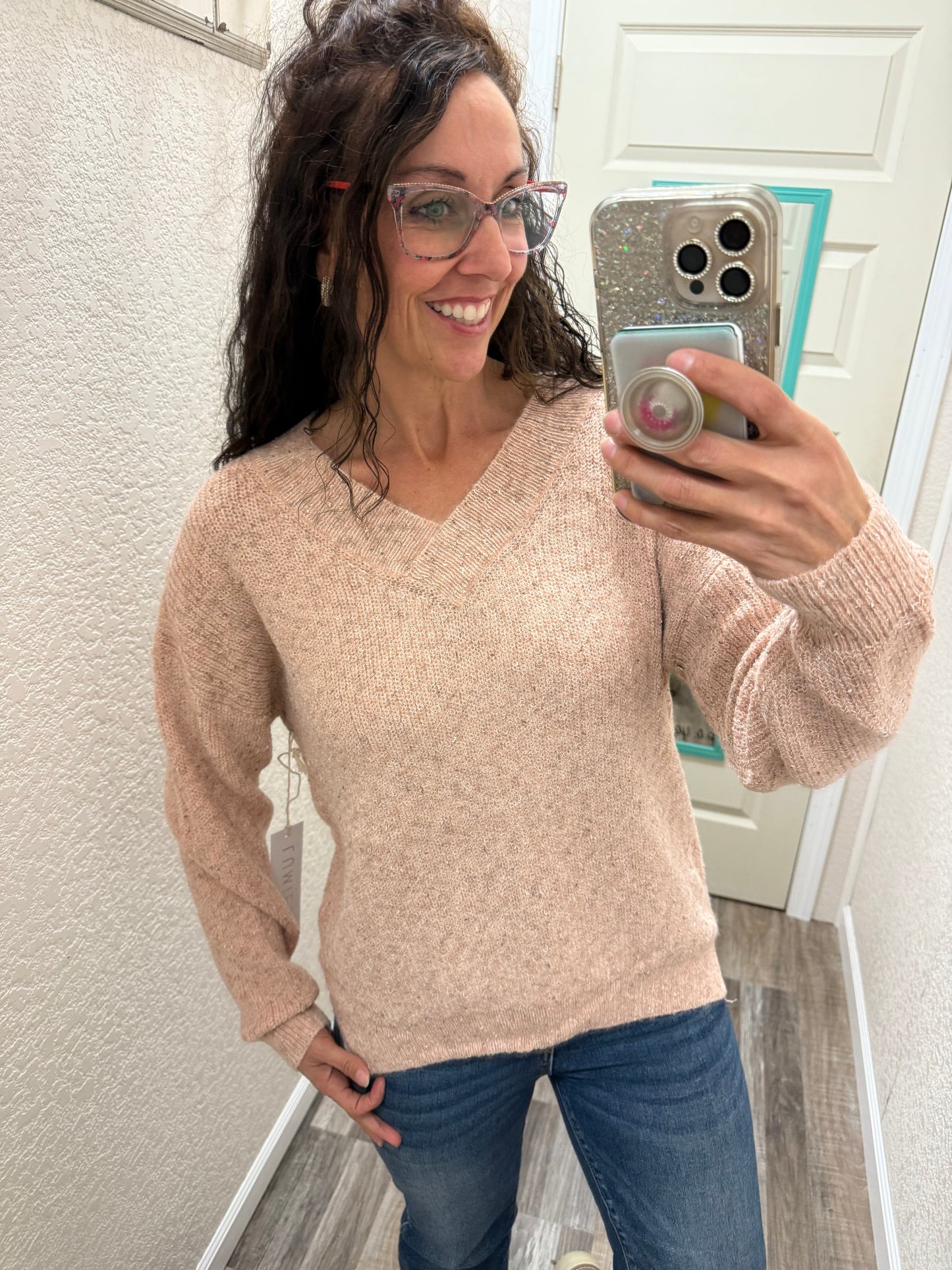 Vickie V Neck Sweater