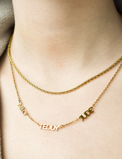 Resort - Classic Rope Chain Necklace - SS & WR