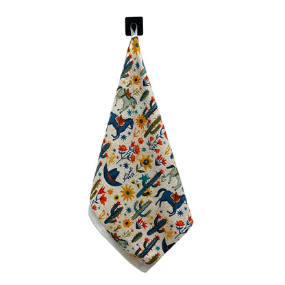 Southwestern Mesa Waffle Weave Dish Towels - Western Decor