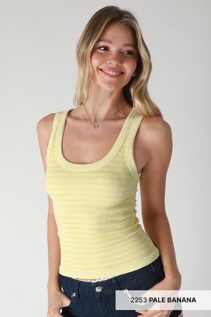 Trust Me Reversible Striped Tank Top