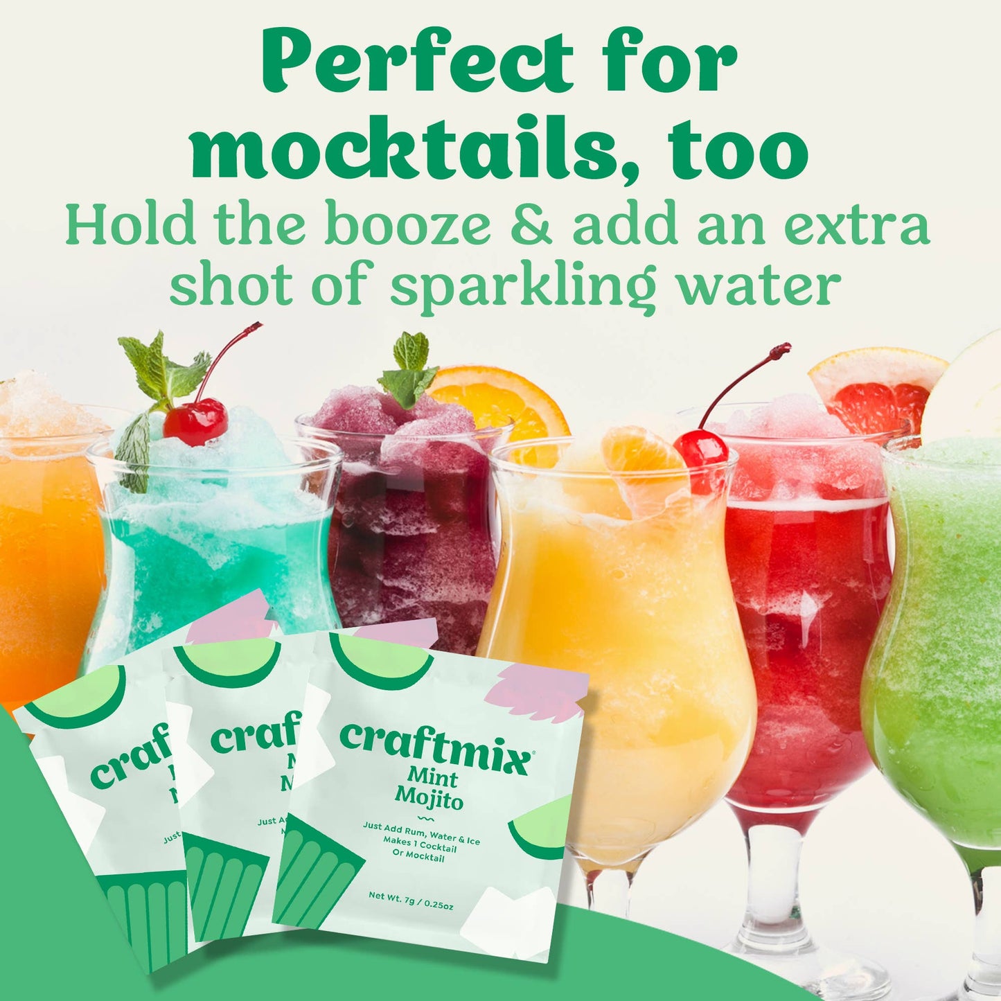Mint Mojito Cocktail/Mocktail Mixer - 12 Servings Multipack