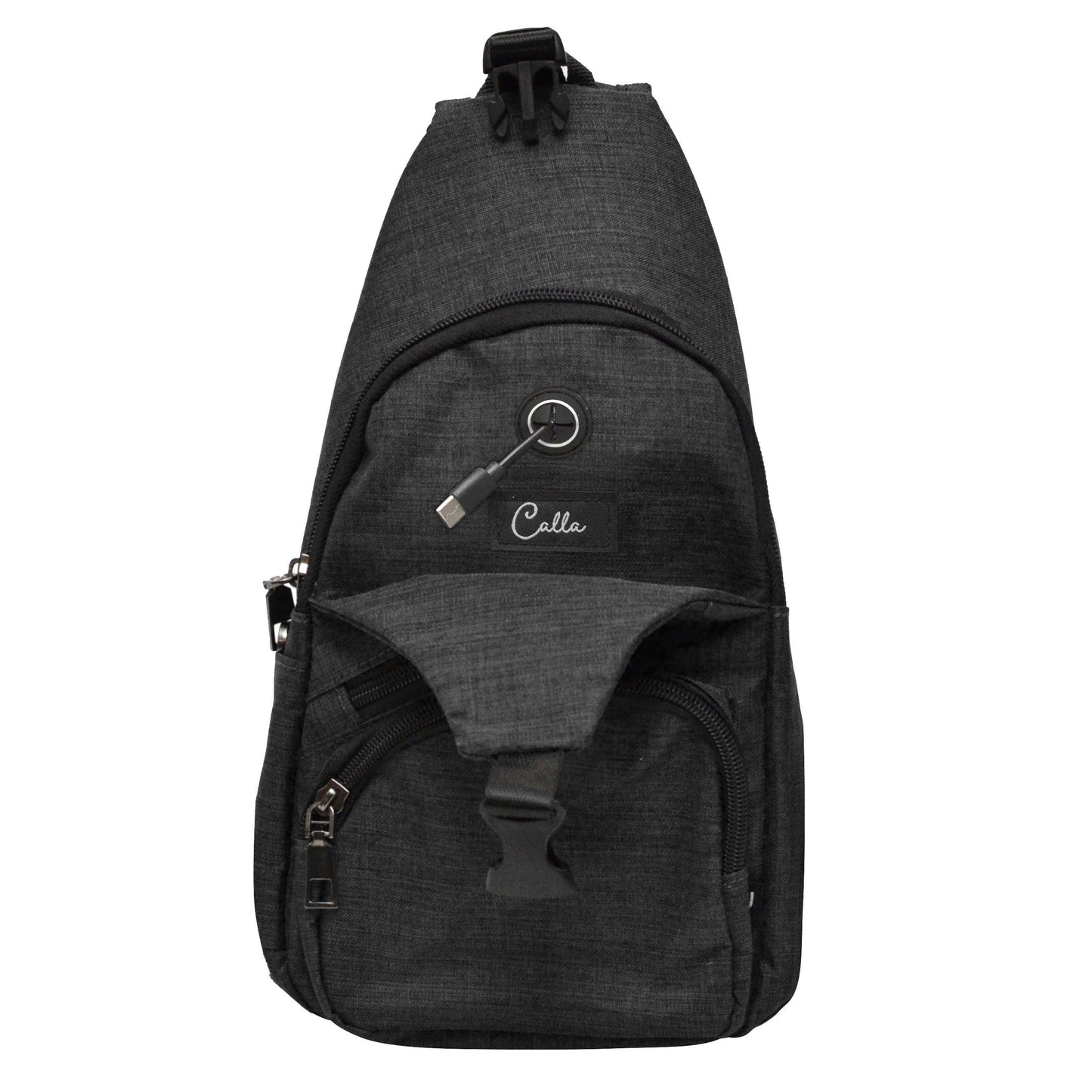 Rose - large USB-C charging enabled Anti theft Daypack Travel Bags: