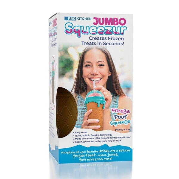 JUMBO Instant Slushie Maker Cup With Straw/Spoon & Lid