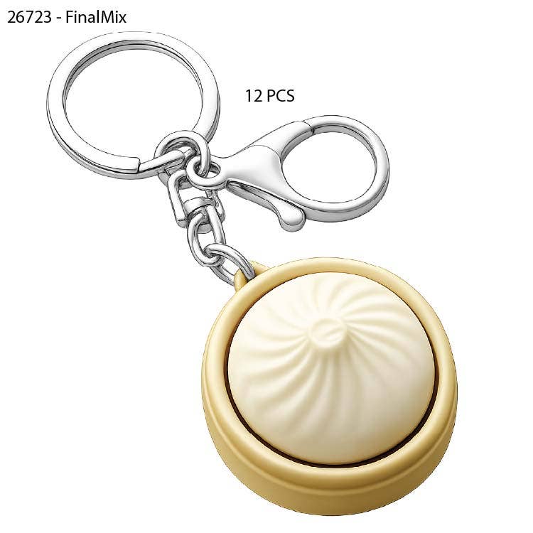 Light-Up Click Dumpling Keychain