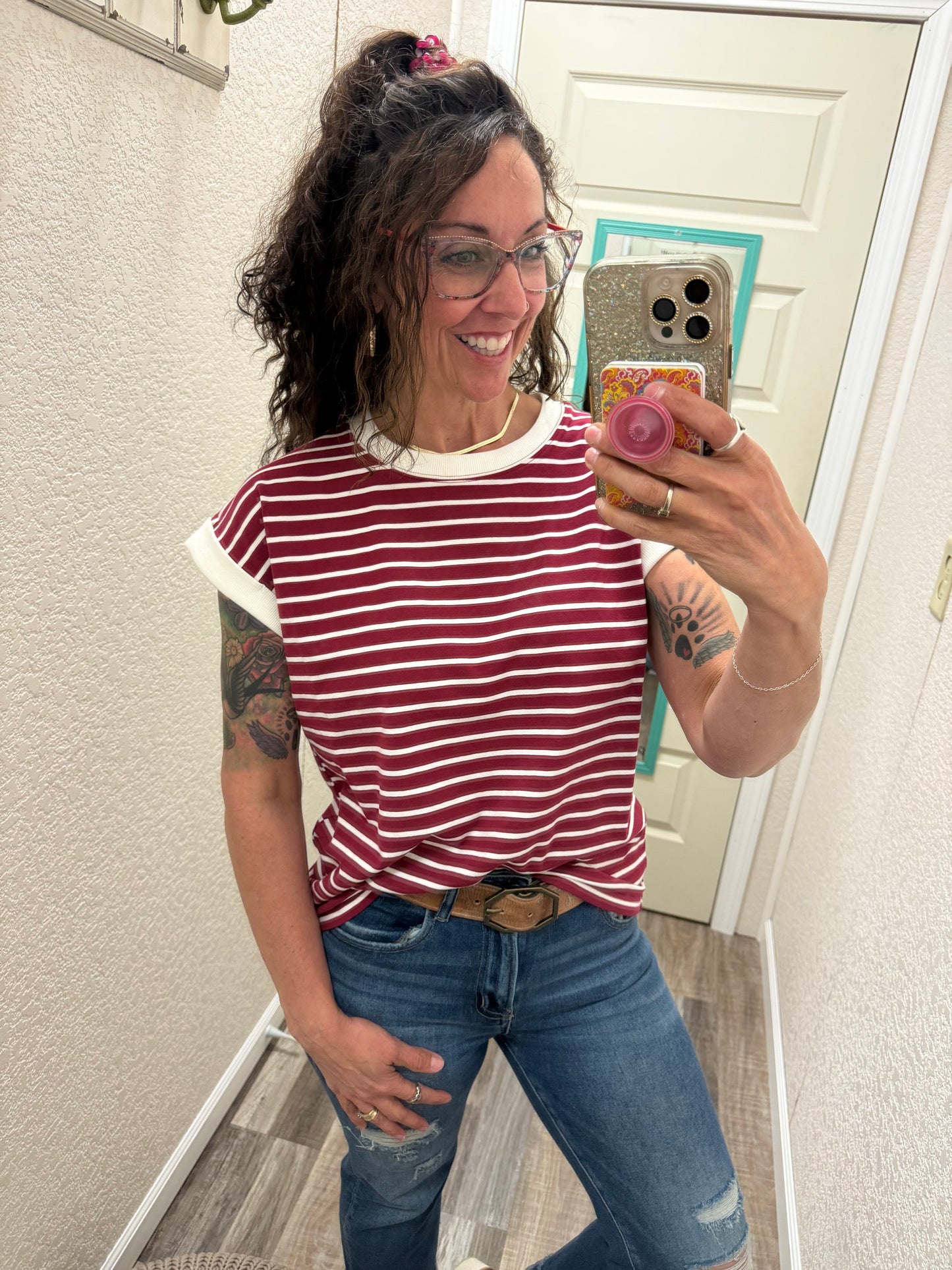 Savannah Stripes Short Sleeve T