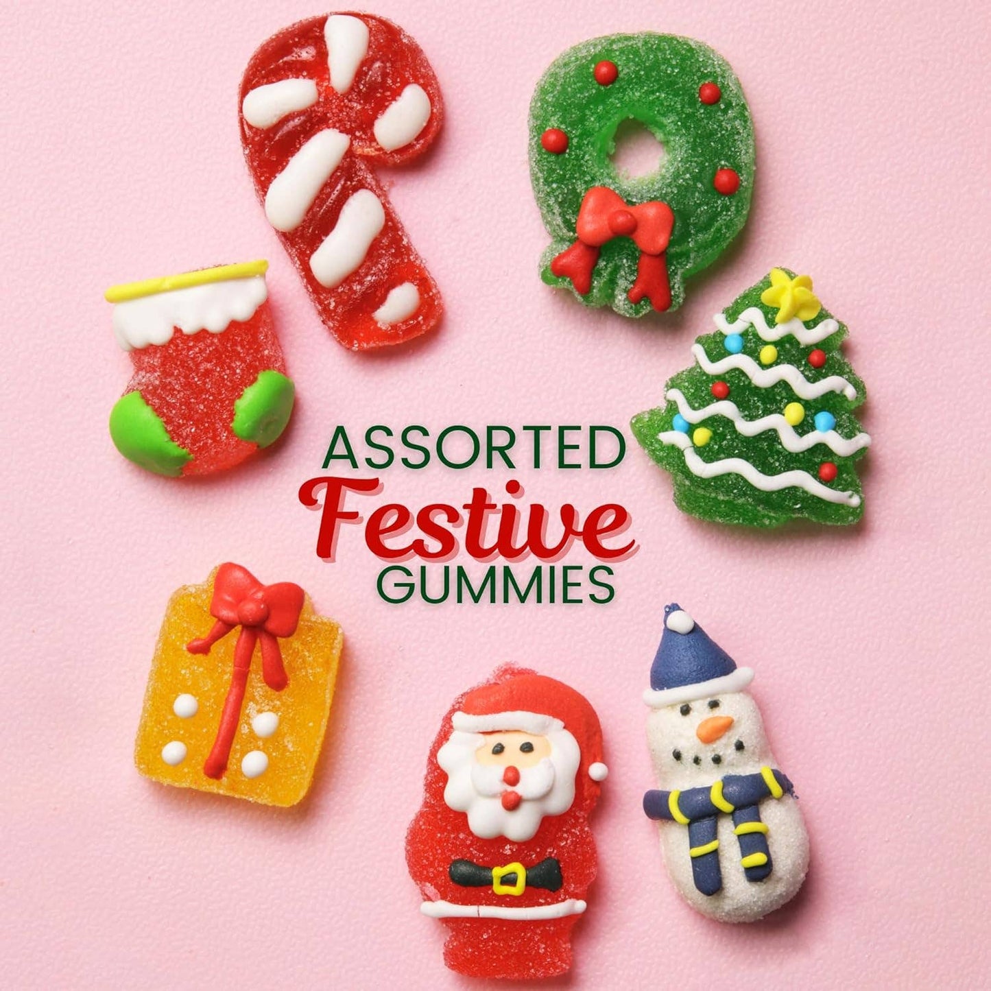 Christmas Advent Calendar with Gummy Candy
