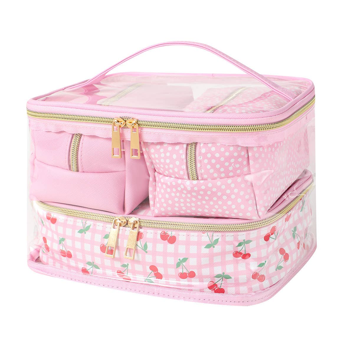 4pc Cherries Cosmetic Set