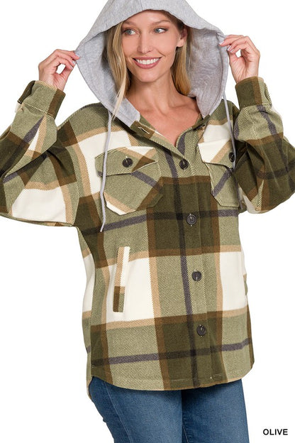 Shirley Fleece Plaid Shacket
