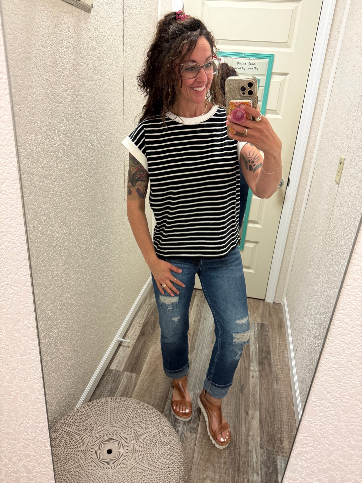 Savannah Stripes Short Sleeve T
