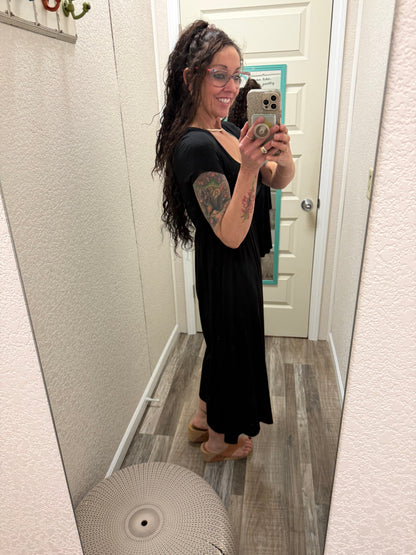 Jump Jump - Short Sleeve Cropped Jumpsuit