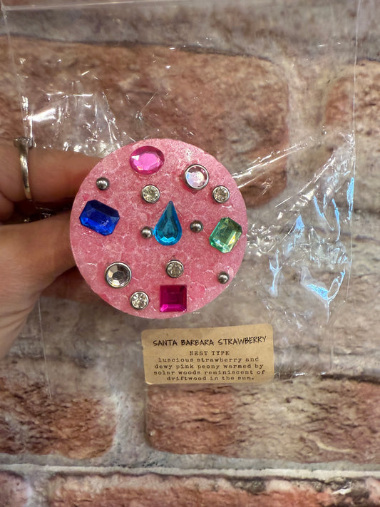 Pink Jewels Vent Clip Freshie -Strawberry