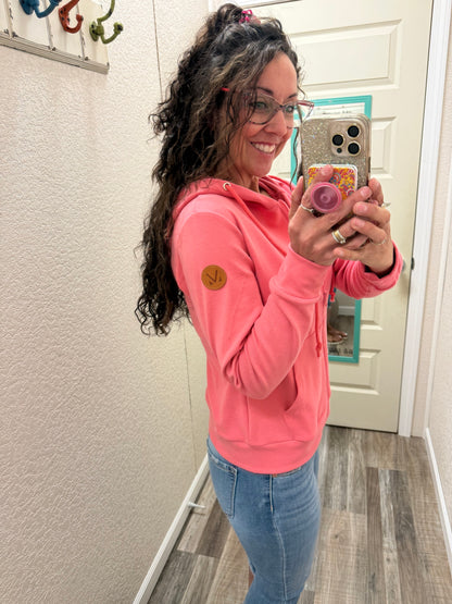 Fullzip Hoodie - Coral