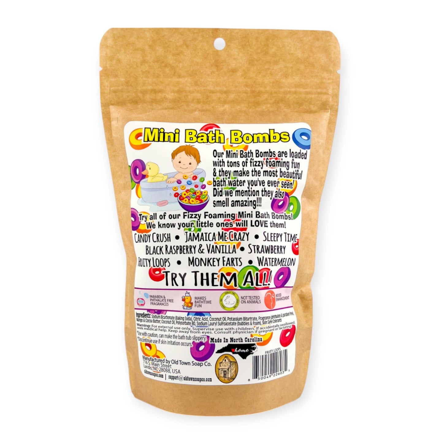 Fruity Loops Mini Bath Bombs