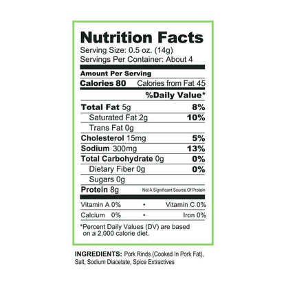 Dill Pickle Pork Rinds  1.75oz Bag