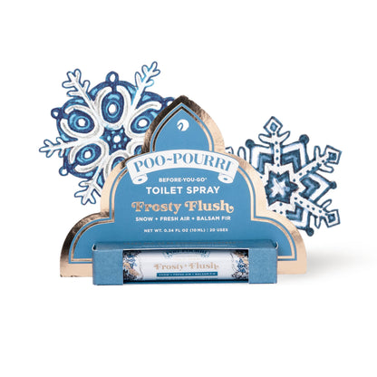 Poo~Pourri Frosty Flush 10ml, Travel Size Holiday Collection