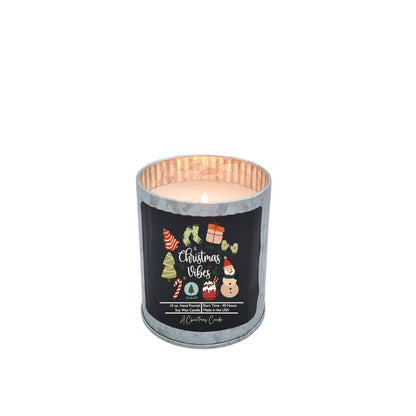 Hot Chocolate - Christmas Vibes - Soy Wax Candle - Rustic Christmas Candles