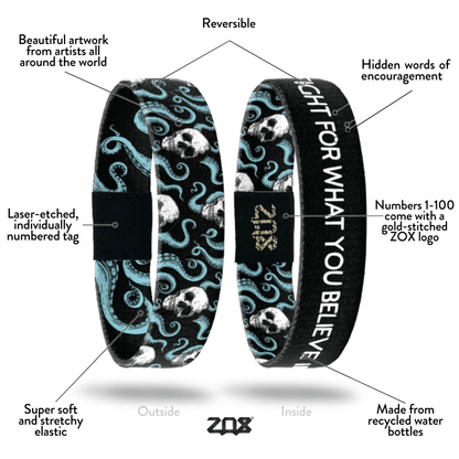 Fight For What You Believe In Interactive AffirmatioBracelet