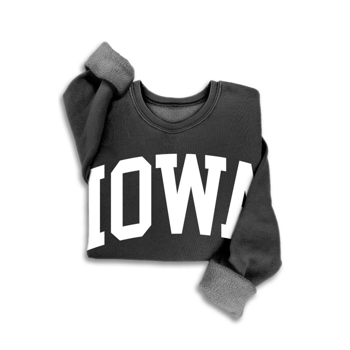 IOWA MINERAL SWEATSHIRTS: Mineral Black