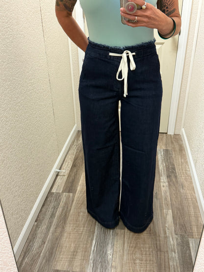 Jasmine Mid Rise Wide Leg Jeans
