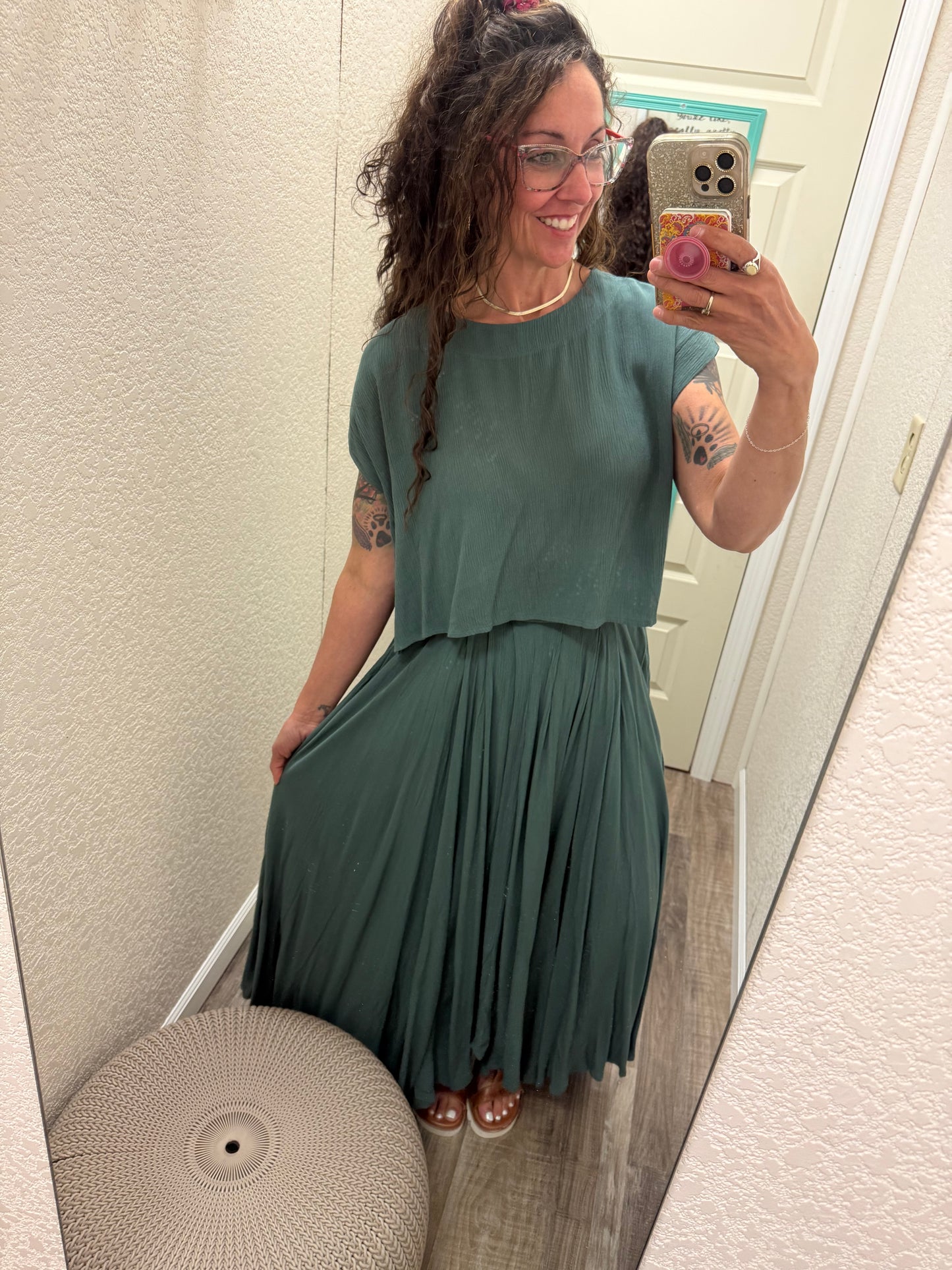 Whimsical Top/Skirt Set