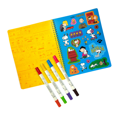 Peanuts Activity Travel Kit & 4 Double-Ended Markers