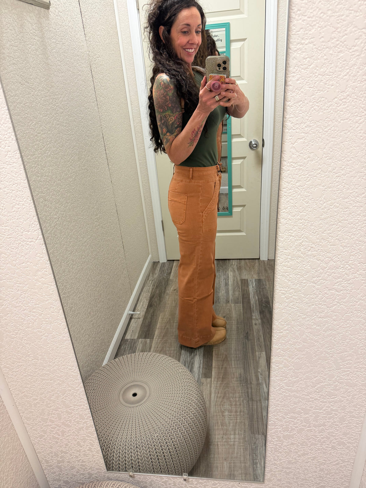 Leaf Season Jeans Hi Rise Wide Leg Mica Jeans