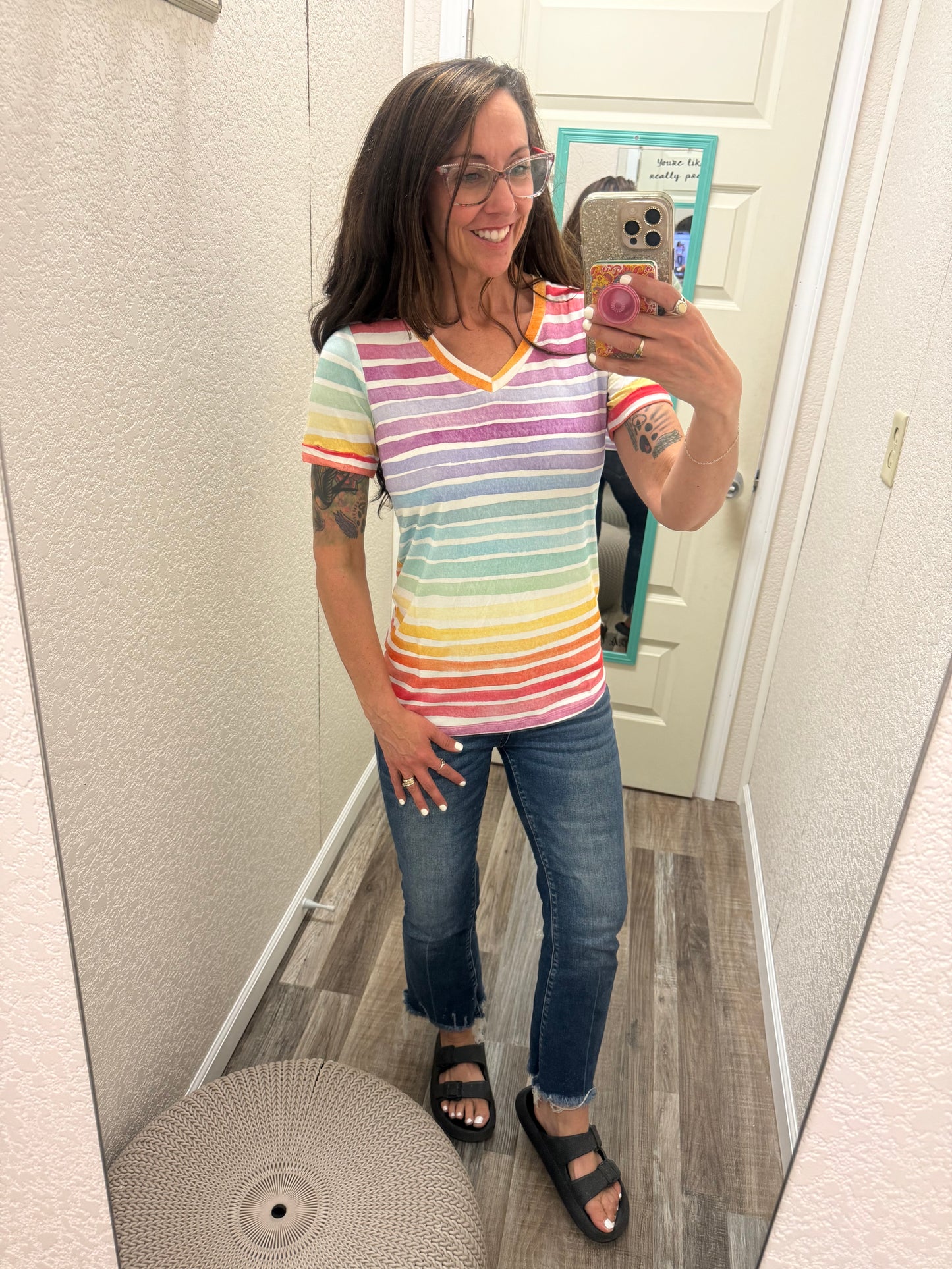 Sophie Tee - Rainbow Stripes