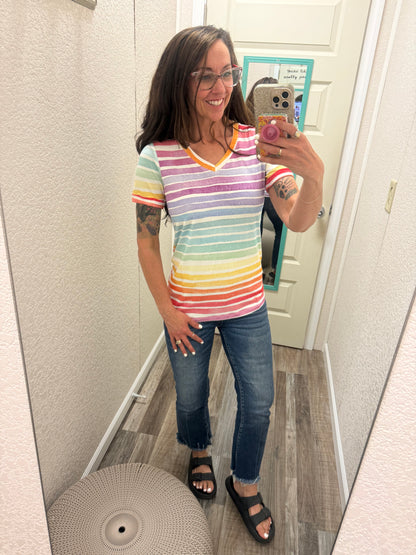 Sophie Tee - Rainbow Stripes