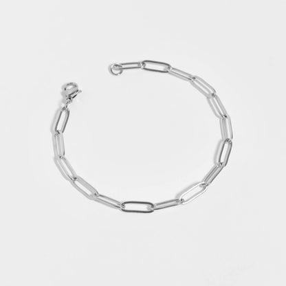 Stainless Paperclip Chain Anklet