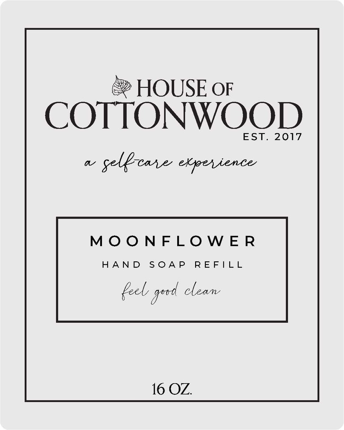 Moonflower FOAMING HAND SOAP REFILL