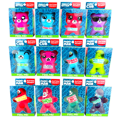 Suction Cup Squishy Pals