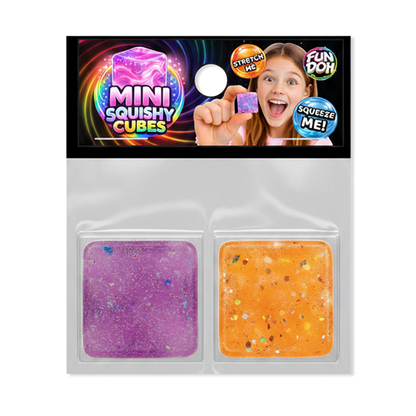 Mini Squishy Cube 2 packs