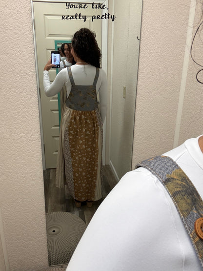 Autumn Overall Dress