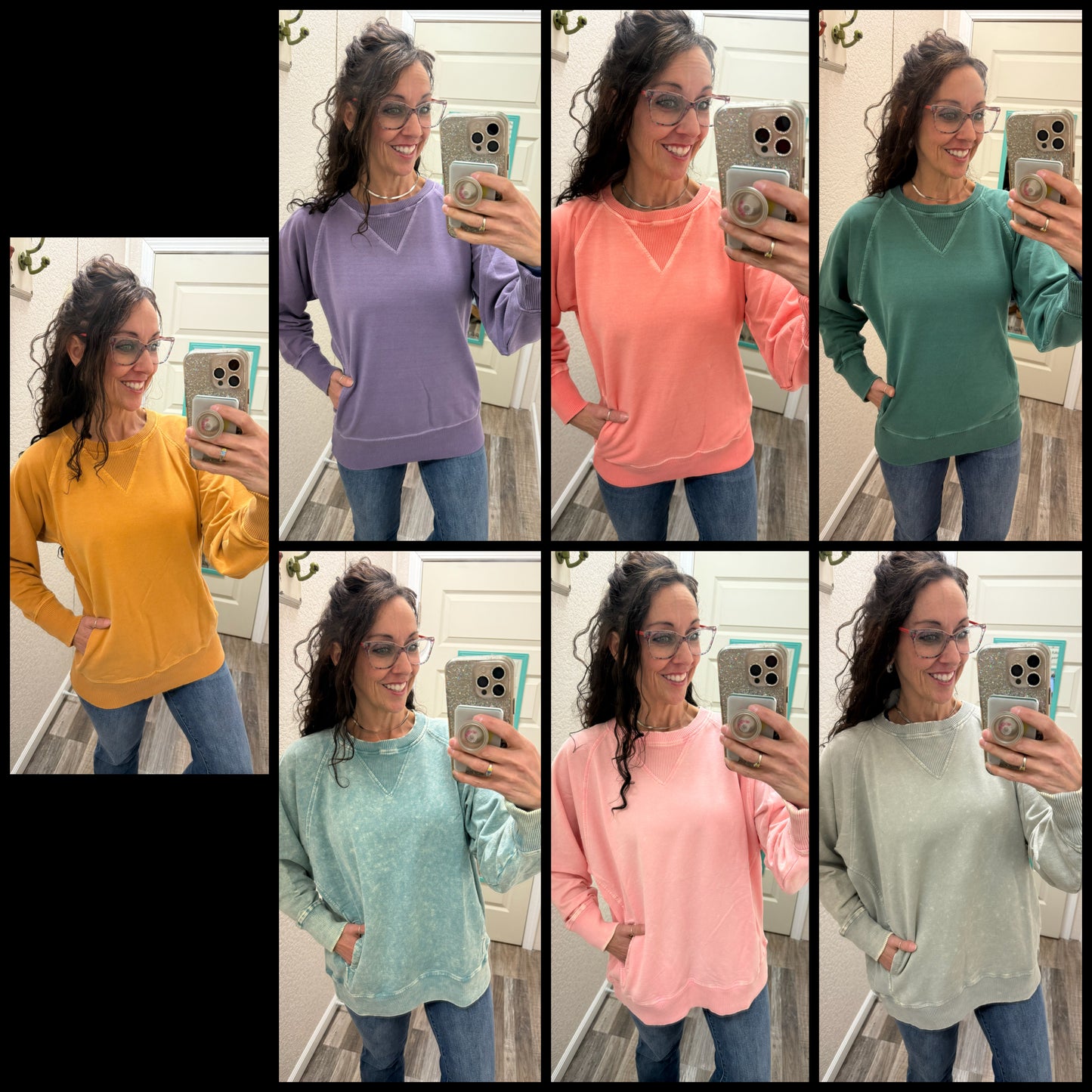 Donna Crewneck Sweatshirt With Pockets
