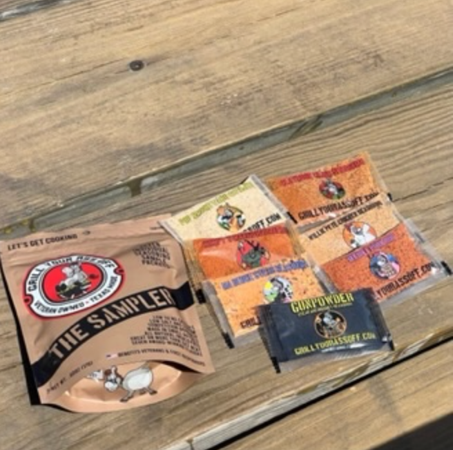 The Sampler - 6 Pack of Seasonings & Spices, Rubs, BBQ, Gift