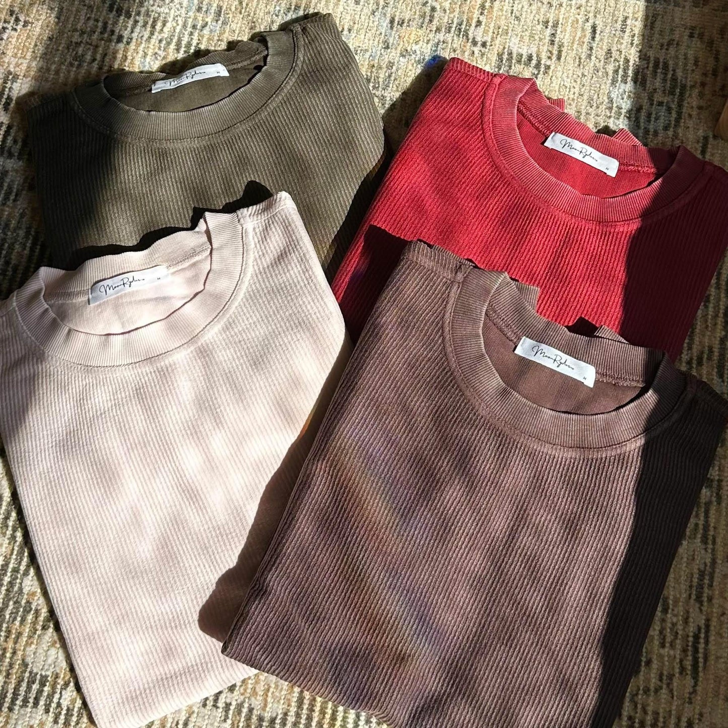 Chocolate Luxe Corded Crew PreOrder - ETA 10/7/25