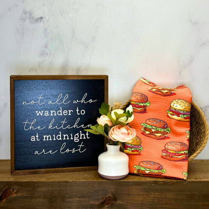 Smash Burgers 4th of July Cookout Tea Towel - Summer Decor