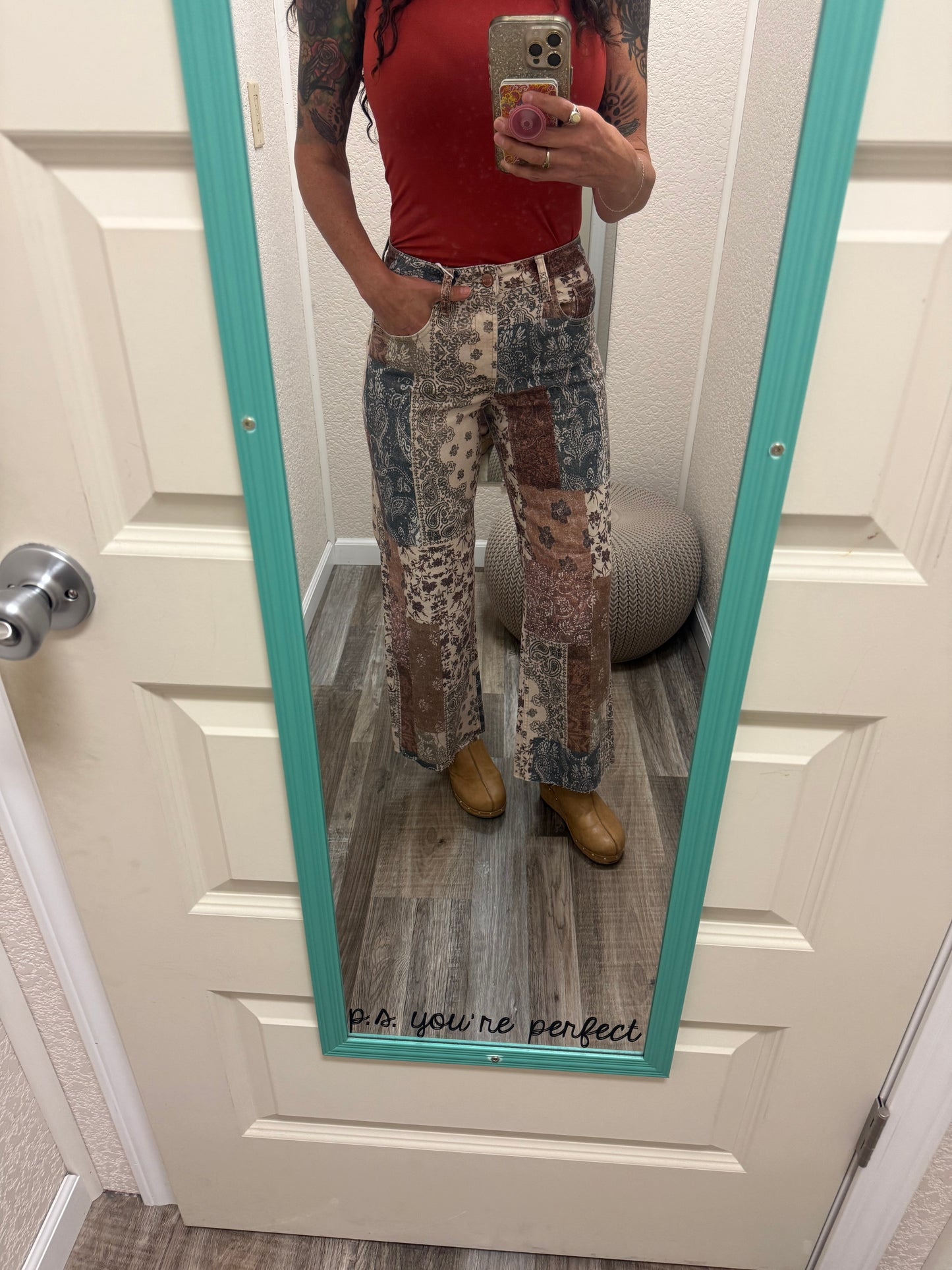 Down To Earth - Wide Leg - Ankle Length - Risen Jeans