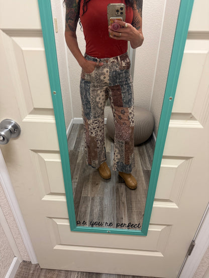 Down To Earth - Wide Leg - Ankle Length - Risen Jeans